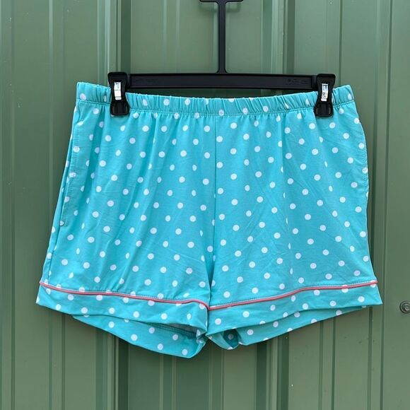 Dreamy Soft Short Sleeve Knit Notch Collar Top & Shorts Pajama 2-Pc Set Size S - Picture 4 of 9